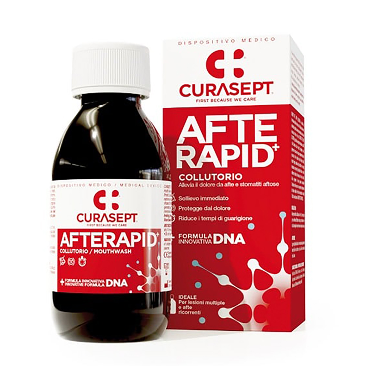 Curasept AFTERAPID+, ustna voda , 125 ml