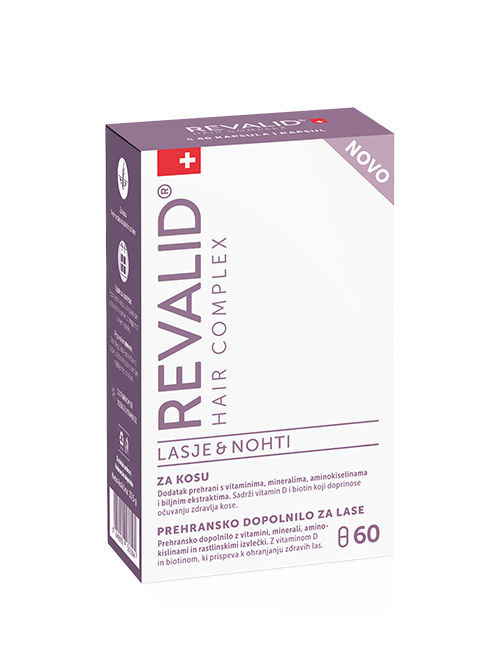 Revalid kompleks za lase, 60 kapsul