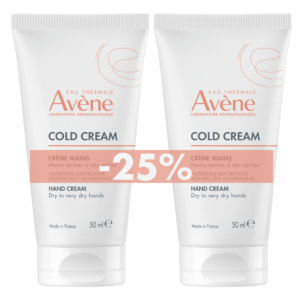Avène COLD CREAM koncentrirana krema za roke 50 ml DVOJNO PAKIRANJE -25%