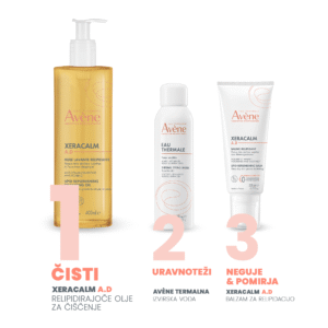 Avène XeraCalm A.D. Relipidirajoče olje za čiščenje, 400 ml - slika 5