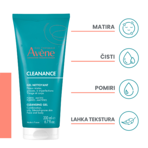 Avène Cleanance gel za čiščenje, 200 ml + Avène Cleanance gel 100 ml - slika 3