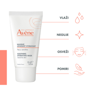 Avène Pomirjujoča maska za vlaženje, 50 ml - slika 4