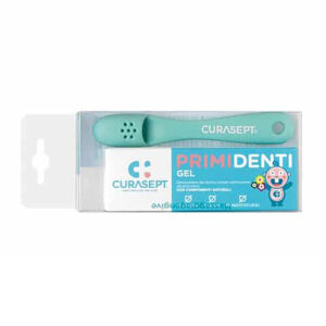 Curasept PRIMI DENTI gel z naprstnikom ob izraščanju prvih zobkov, 25 ml