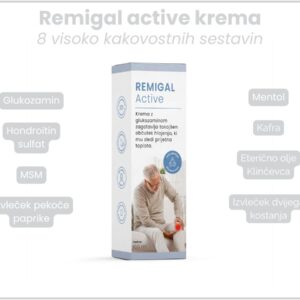 Remigal Active krema z glukozaminom 100 ml - slika 2