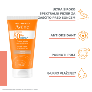 Avène Obarvana Krema SPF50+ z zelo visoko zaščito pred soncem, 50 ml - slika 4