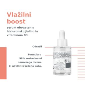 Avène HYDRANCE BOOST koncentrirani vlažilni serum z vitaminom B3 30 ml - slika 3