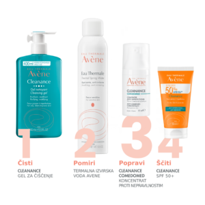 Avène CLEANANCE Comedomed 30 ml + Cleanance gel 100 ml + Cleanance Comedomed piling 2 ml - slika 3
