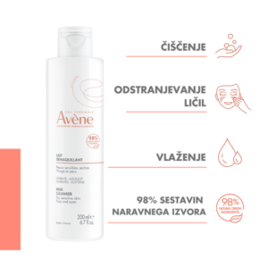 Avène Mleko za čiščenje kože 200 ml - slika 3