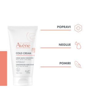 Avène COLD CREAM koncentrirana krema za roke 50 ml - slika 6
