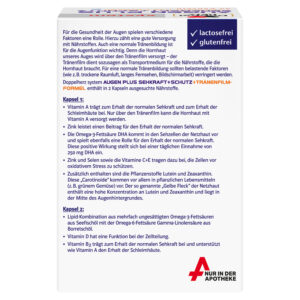 Doppelherz SYSTEM AUGEN PLUS, 2x30 kapsul - slika 4