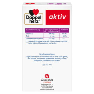 Doppelherz AKTIV Vroči črni bezeg, 10 vrečic - slika 3