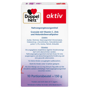 Doppelherz AKTIV Vroči črni bezeg, 10 vrečic - slika 4