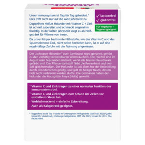 Doppelherz AKTIV Vroči črni bezeg, 10 vrečic - slika 2