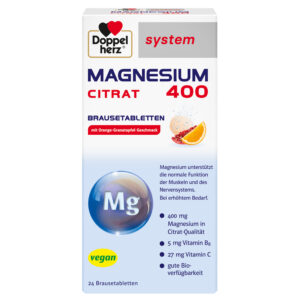 Doppelherz SYSTEM Magnezij 400 CITRAT, 24 šumečih tablet - slika 3