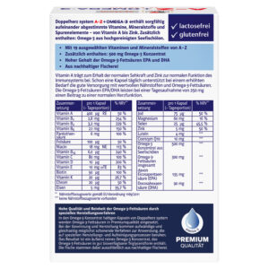 Doppelherz SYSTEM A-Ž + Omega-3, 30 kapsul - slika 2