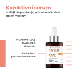 AVÈNE VITAMIN ACTIV Cg korektivni serum za sijaj kože 30 ml - slika 3