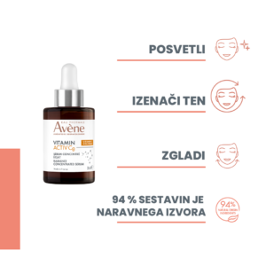 AVÈNE VITAMIN ACTIV Cg korektivni serum za sijaj kože 30 ml - slika 6