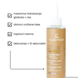 CLARITECA La mel – lamelarna voda za lase 200 ml - slika 2
