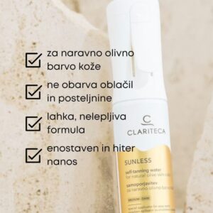 CLARITECA Sunless – samoporjavitveno pršilo za telo LIGHT-MEDIUM 90 ml - slika 8