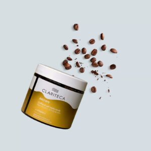 CLARITECA Brown – kavni in solni piling za telo 250 g - slika 2