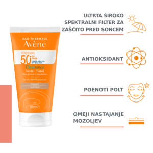 Avène Zelo visoka zaščita obarvani Cleanance SPF50+ 50 ml - slika 3