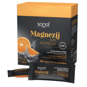 Sanol LAB Magnezij 400 Refresh, 20 vrečk