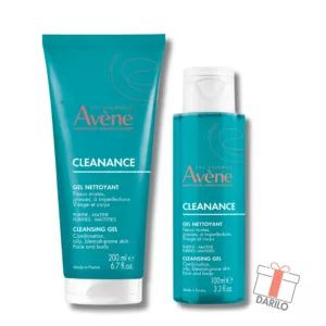 Avène Cleanance gel za čiščenje, 200 ml + Avène Cleanance gel 100 ml