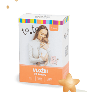 to to Mama bombažni vložki za po porodu, 6 kos