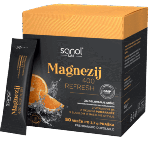 Sanol LAB Magnezij 400 Refresh, 50 vrečk