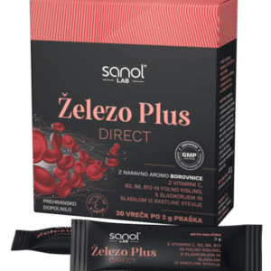 Sanol LAB Železo Plus Direct, 20 vrečk