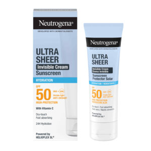 Neutrogena ULTRA SHEER nevidna vlažilna krema za zaščito pred soncem SPF50