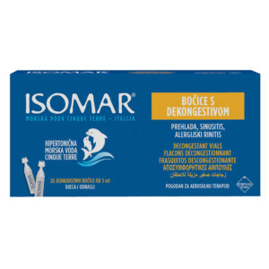 Isomar hipertonična morska voda ampule 20 x 5 ml