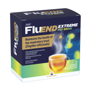 SWP FluEND Extreme Hot Drink prašek za pripravo napitka, 10 vrečk