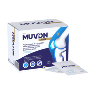 SWP Muvon Plus prašek z okusom jagode, s kolagenom, hialuronsko kislino in vitaminom C, 30 vrečk