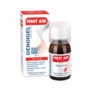Gengigel® first aid raztopina za celotno ustno votlino po zobozdravstvenem posegu, 50 ml