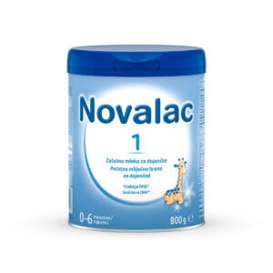 Novalac 1, začetno mleko za dojenčke, 800 g