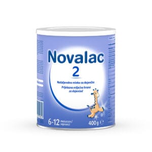 Novalac 2, nadaljevalno mleko za dojenčke, 400 g