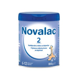 Novalac 2, nadaljevalno mleko za dojenčke, 800 g