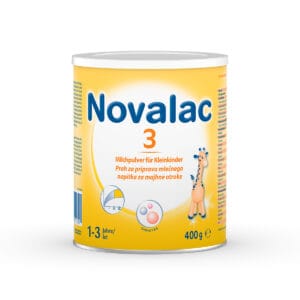 Novalac 3, prah za pripravo mlečnega napitka za majhne otroke z okusom vanilije, 400 g