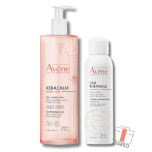 Avène XeraCalm Nutrition vlažilni gel za čiščenje 750 ml + Avène termalna izvirska voda 150 ml
