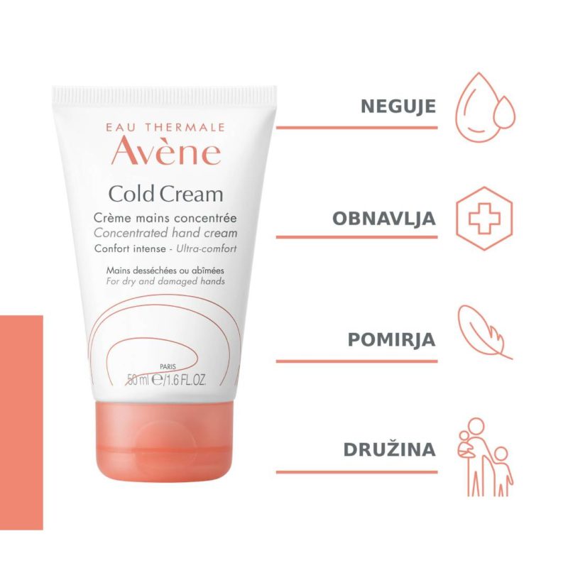 Avene Cold Cream - prednosti