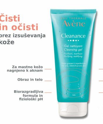 Avène Cleanance - Rutina za nego mastne kože prednosti