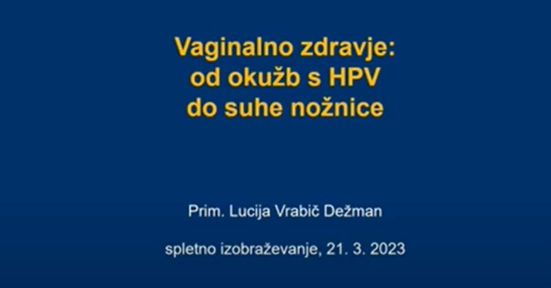 HPV in suha nožnica